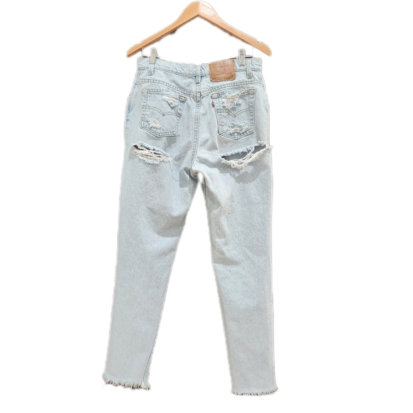 VINTAGE LEVI'S Wedgie Fit Denim Stonewashed Jeans,Tapered Leg, Women's 8 Medium - Picture 2 of 6